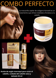 MASCARILLA COLAGENO FORTALEZE Y REVITALIZA TU CABELLO