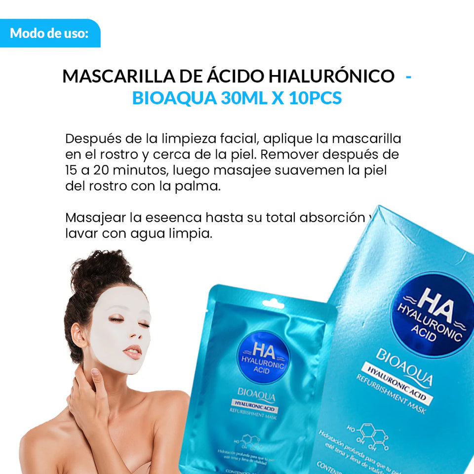 MASCARILLA BIOAQUA ACIDO HIALURONICO