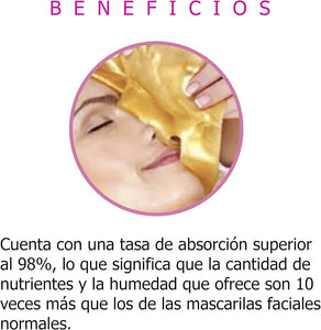 MASCARILLA GOLD - FACIAL DE COLAGENO